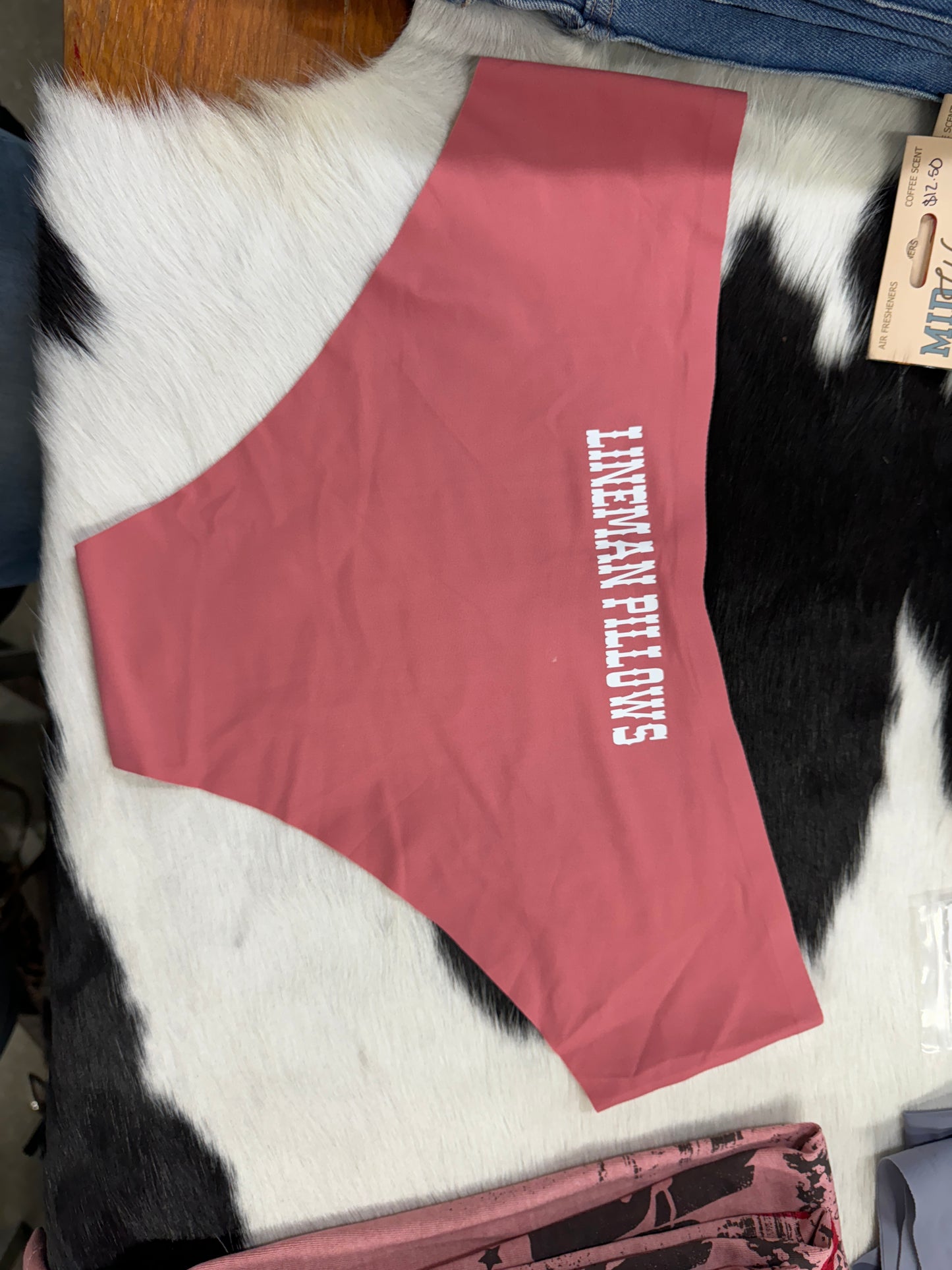 Lineman pillows - bikini underwear