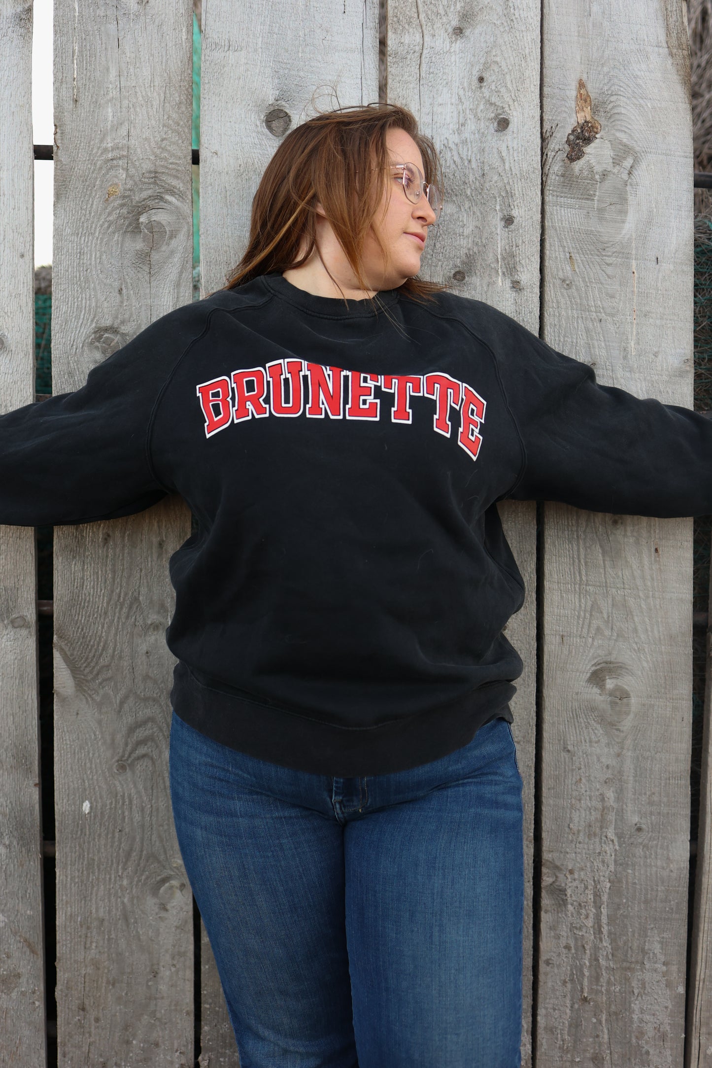 Brunette varsity crew