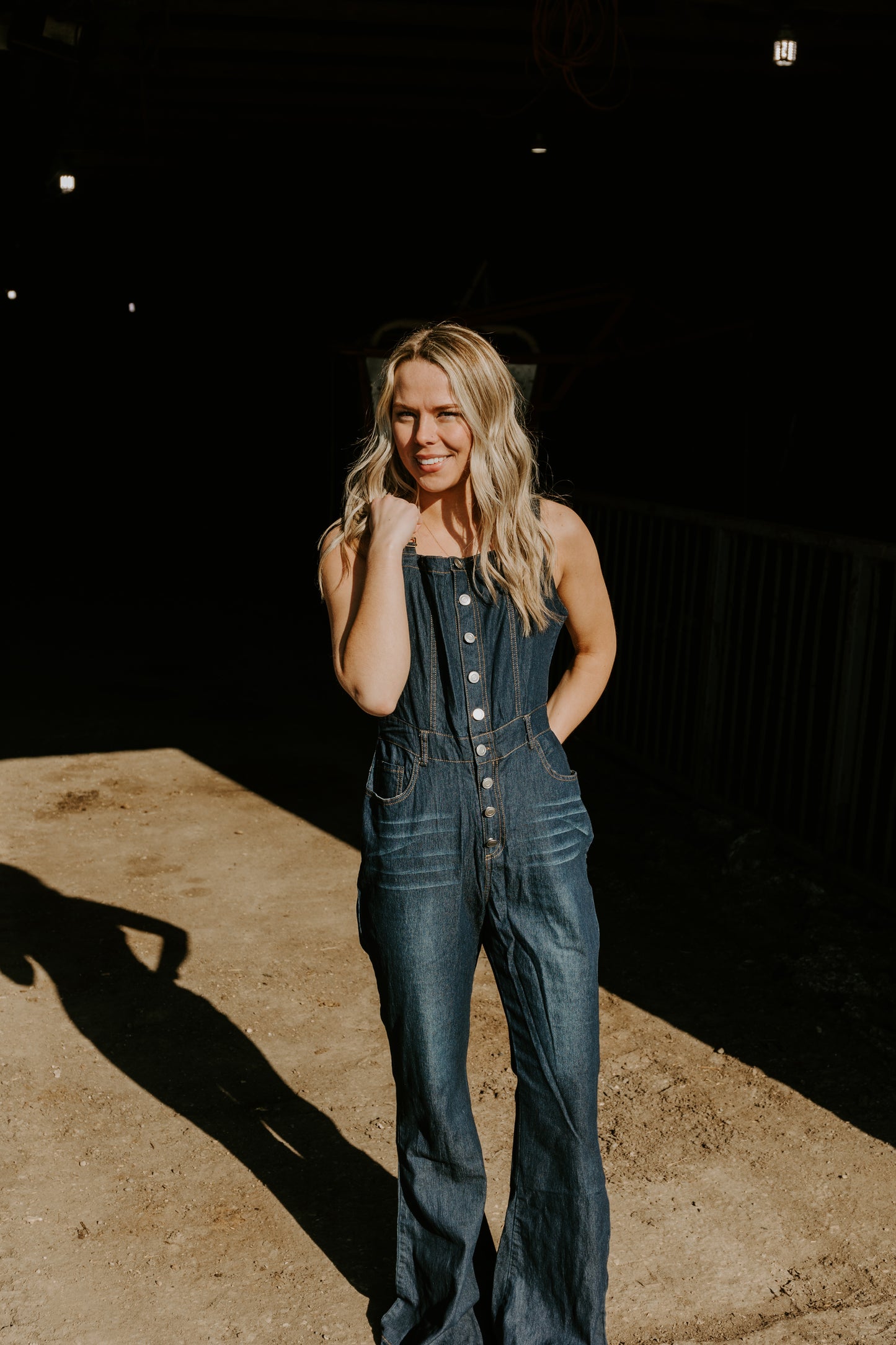 Denim jumpsuit