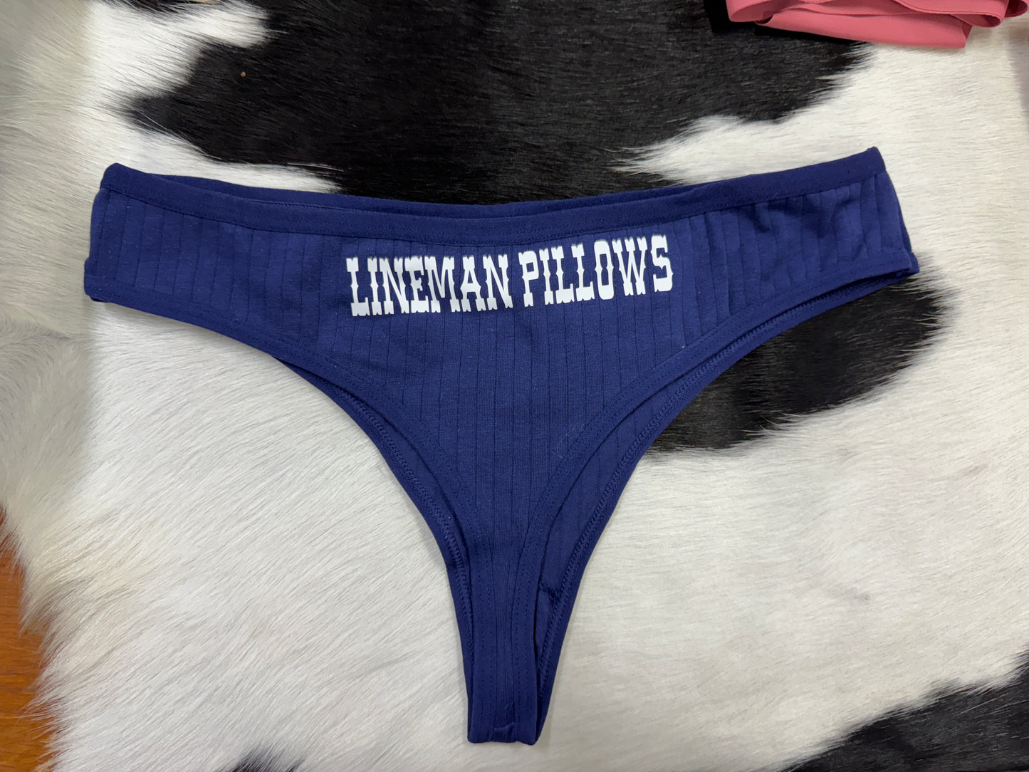 Linemen pillows thong