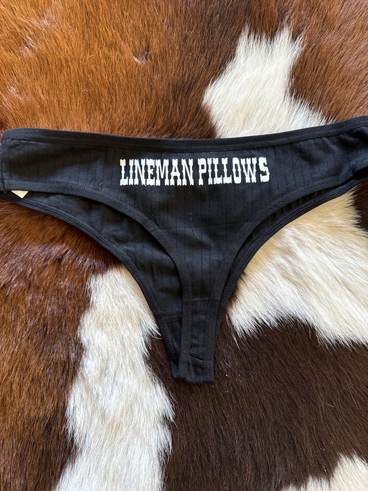 Linemen pillows thong