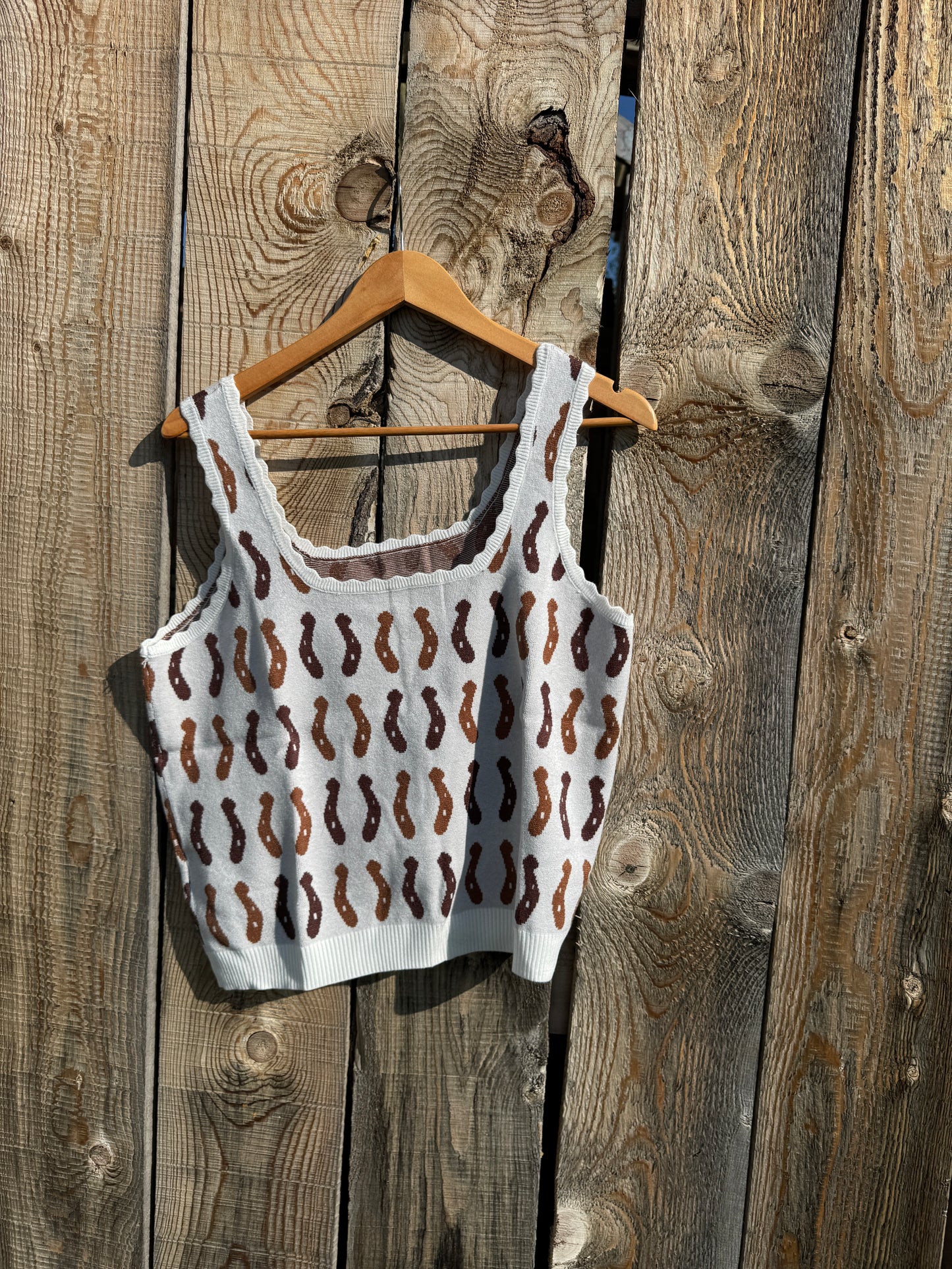 Horseshoe sweater tank