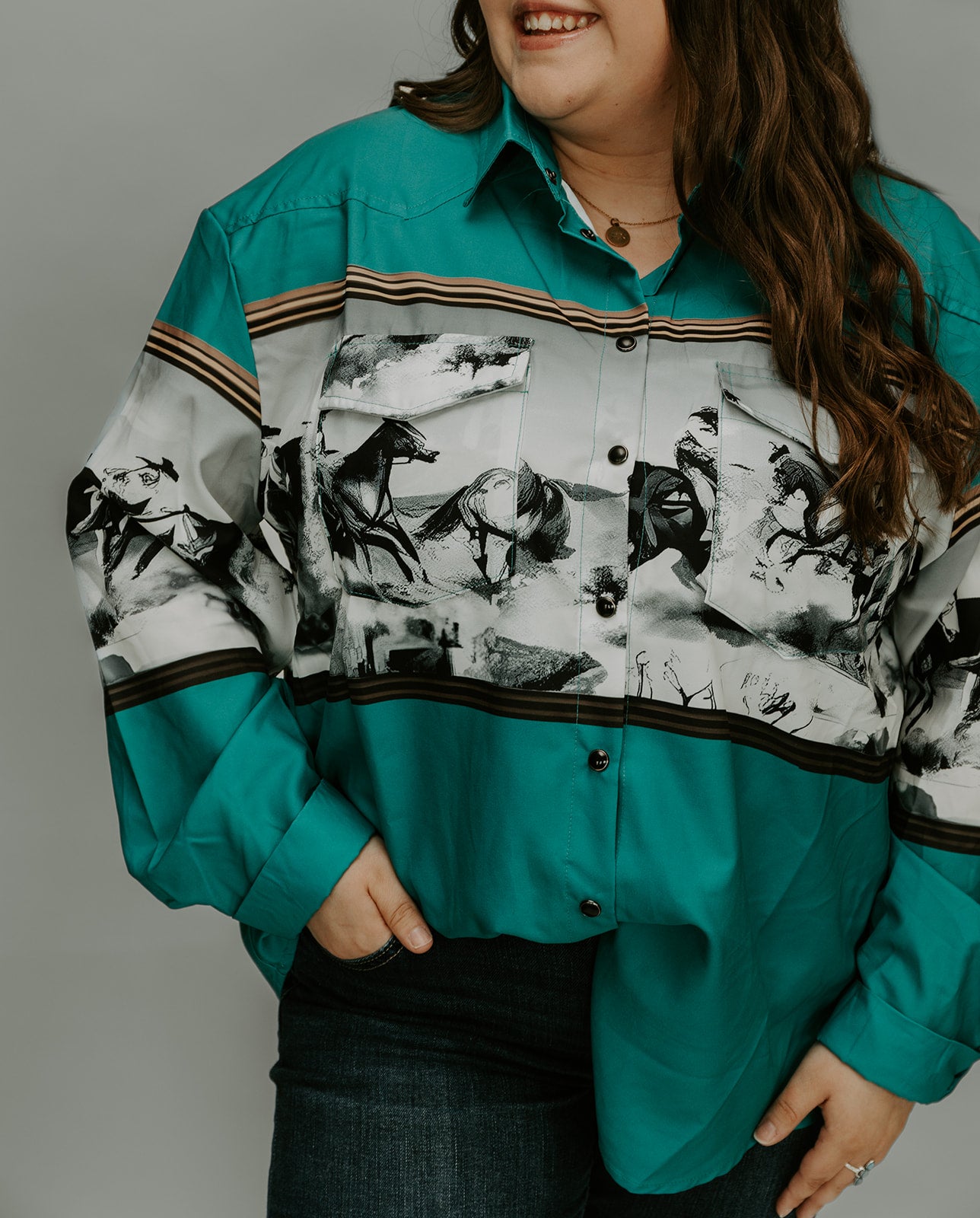 The wild horses western shirt