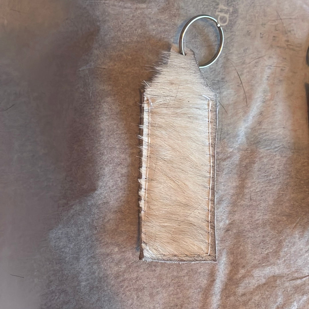 Chapstick keychain holder